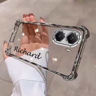 Xiaomi Redmi A5 A3 A3x POCO C71 C61 Name Custom Case Artistic Design Casing Candy Color Air Cushion 