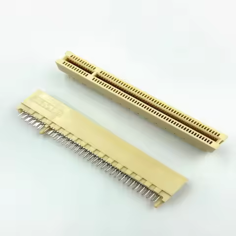 AMP PCI-E Slot Holder 120P Socket 180 Degree Straight Solder Board PCIE 120 Pin Connector