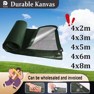 Utility Tarp Waterproof Shade Cloth 4x2 4x3 4x4 4x5 4x6 4x8m Tarp Tarpaulin Canvas canopy Ground She