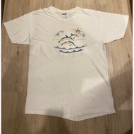 Code B2 HAWAII |Vintage T-Shirt (Tag:Hanes) Size: Chest 40 Inches Length 29.5 Defect: Screen Breaks 