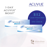 $112 Acuvue 1 Day Moist Contact Lens Voucher