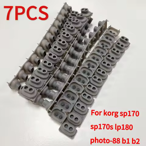 7PCS/Lot Rubber Strips For Korg SP170 SP170S SP280 Photo-88 B1 B2 LP180 Krome88 RH4-Keybed Conductiv