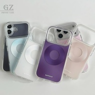 Retro Purple Solid Color Smudge Frosted Magnetic Case Suitable For iPhone 17 16 15 14 Pro Max i15 i1