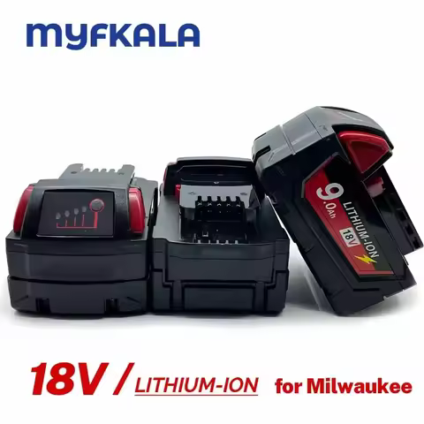 9Ah high-capacity For Milwaukee M18 18V Lithium Replacement Battery For Milwaukee 48-11-1860 48-11-1