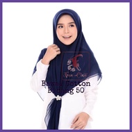 B50 TUDUNG BAWAL PLAIN COTTON BIDANG 50