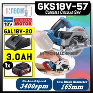BOSCH GKS18V-57 / GKS18V57 CORDLESS CIRCULAR SAW ( GAL18V-20 & 1NO 18V 3.0AH BATTERY )