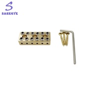 Headless Electric Guitar 6-String Brass Locking Nut String Retainer Saddle