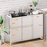 Kabinet Dapur Gas Gas Cabinet Stove Cabinet Kitchen Storage with Tempered Glass Top Almari Dapur Gas