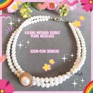 Pearl Necklace Double Pearl Necklace Pearl Necklace