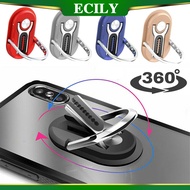 ECILY 2 In 1 360 Degree Rotating Ring Bracket Car Air Vent Mobile Phones Holder For iPhone Samsung Xiaomi Universal Portable Stand