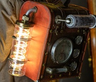 蒸汽朋克 steampunk 復古 攝影道具 行李箱 儀表盤 木箱背包