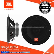 JBL STAGE2-624 6.5” 2 WAY COAXIAL SPEAKER 100% ORIGINAL.