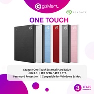 Seagate One Touch External HDD with Password Protection - USB 3.0 for Windows and Mac / Hard Drive /