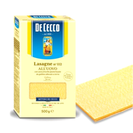 意大利DE CECCO LASAGNA ALL'UOVO千層闊條蛋麵 500g#211125 DURUM WHEAT SEMOLINE EGG PASTA #新舊包裝隨機發貨