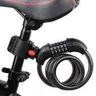 @Johor Bike Lock 5 Digit Code Combination Bicycle Lock 1.2m Bicycle Security Lock Bicycle Equipment 
