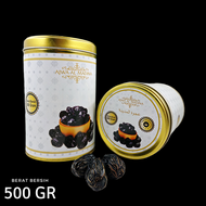 Kurma Ajwa Premium Madinah Kaleng 500 Gram