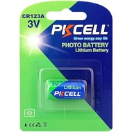 ถ่าน ลิเทียม PKcell CR123A 3V แพ็คเกจ 1 ก้อน ของแท้