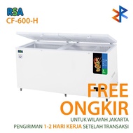 Chest Freezer RSA CF-600 H / CF600H Freezer Box 500 liter -(^_^)-