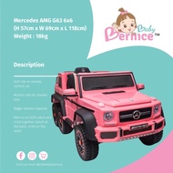[CHOOSE SELLER OWN FLEET] Kids Electric Car 2 Seater Mercs AMG G63 6x6