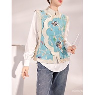 Sequin Chinese Style High-end Vest2025Embroidered Elegant Autumn Heavy Craft Women's New Loose Vest 