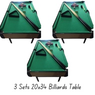 3 Sets 20x34 Inches Imported Mini Billiard Table / Billiard table for Kids / Billiard Accessories