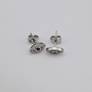 evil eye stud earrings 925 jewelry sapphire ต่างหูสตั๊ดตาชั่วร้าย 925 เครื่องประดับ