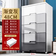 全城熱賣 - 抽屜式收納櫃子 漸變色收納櫃 家用塑膠衣櫃 組裝櫃