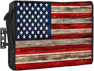 American Flag Outdoor TV Cover for 36 to 39 Inch Outside Flat Screen TV Cover - 600D Waterproof and 