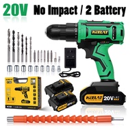 KEELAT KCD003 Cordless Drill Cordless Impact Drill Battery Drill Screw Driver Set 3 Mode 12v/18v/20v 2 Speed Hammer Power Drill Can Drill Wall KCD001/KCD002/KCD003/KCD005