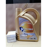 MAZDA RX-8, MAZDA 2 1.5, MAZDA 3 1.6 NON-SKYACTIV OIL FILTER + KOYOMA 10W40 SEMI SYNTHETIC ENGINE OIL