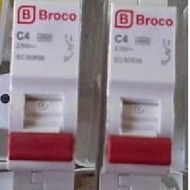 MCB Sekring Sikring Broco 4A 4 Ampere C4