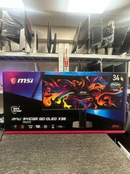 99新 使用唔到14日 34吋2K 360HZ OLED 2026款顯示器 型號： MPG 341CQR QD-OLED X36 IPS LED 熒幕 / 4K mon 3840x2160 144HZ