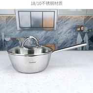 Periuk Susu Keluli Tahan Karat Kuali Periuk Kecil 304 Periuk Memasak Sekeping Periuk Mi Periuk Tumis