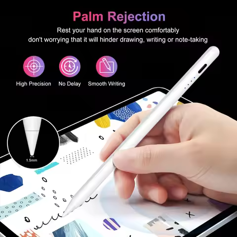 Stylus Pen For iPad 2018-2025 USB-C Charging Palm Rejection Tilt Sensitivity Pencil For iPad 11 10th