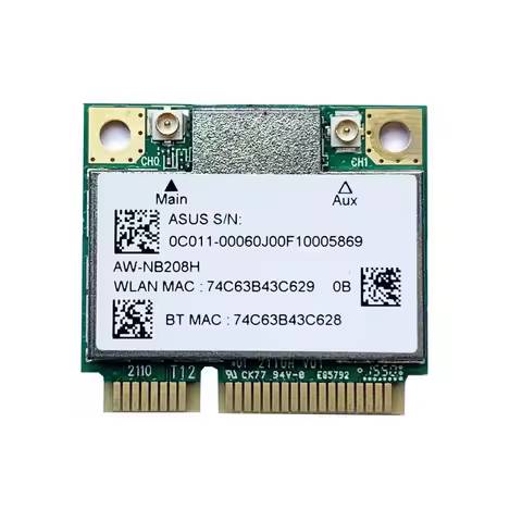 For Atheros AR5B22 AW-NB208H Half MINI PCI-E Wlan WIFI Wireless card Bluetooth 4.0 for Samsung/ Dell