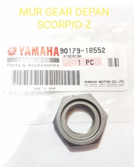 MUR NUT GEAR GIR GIGI TARIK DEPAN YAMAHA SCORPIO Z ORIGINAL ASLI