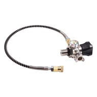 (RUIM) M18X1.5 Thread 4500Psi SCBA Valve Regulator Fill Station Hose for PCP Air Tank