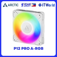 Arctic P12 Pro A-RGB 120mm PWM High Static Pressure 3000RPM White Fan ACFAN00311A itw