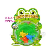 Baby Dollhouse☆[Comprehensive] Fun Lotus Leaf Jumping Frog (Frog Jumping Fun) Bouncing Frog Plate