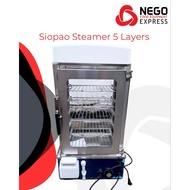 Commercial Siomai Steamer Electric Siopao Steamer 5 Layers