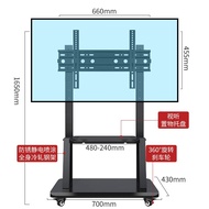 ST-🚢Yinjiang Mobile TV Bracket( 32-120Inch）Floor Wall Mount Brackets Video Conference Large Screen TV Mobile Cart Univer