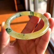 冰種 天然翡翠 緬甸 A玉 玉鐲 • 高冰種黃翡貴妃鐲