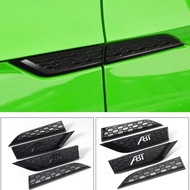 RS5 ABT Fedner For AUDI Sticker 2pcs/set AUDI Vent Shark Gills Sticker ABT Wing Side Sticker Fender 