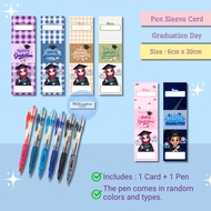 PEN SLEEVE CARD Graduation Day