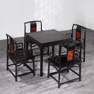 2I Mahogany Furniture Solid Wood Red Sandalwood Mingming Qing Classical Eight Immortals Table Chair 