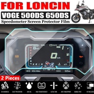 For LONCIN VOGE 500DS 650DS 500 DS 650 DS Motorcycle Accessories Scratch Cluster Screen Dashboard Pr