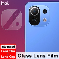 [ Lens Film + Cap ] iMak Xiaomi Mi 11 Lite 4G / 5G Camera Lens Film Xiomi Mi11 Lite HD Tempered Glass Screen Protector Protective Films