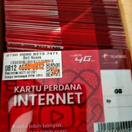 (SUDAH-REG)  KARTU PERDANA Bungkus Cover Simpati Telkomsel pulsa 0 K Tidak Ada Internet Di pakai 2 B