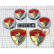 FULL SET ORIGINAL EUROPESTAR LOTUS  PROTON GEN2 , PERSONA , ISWARA LOGO / BADGE / EMBLEM & WHEEL CAP