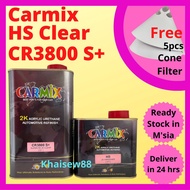 Carmix CR3800 Super HS 2K Clear / Carmix 3800 2K CLEARCOAT (Free 5pcs Cone Filter)